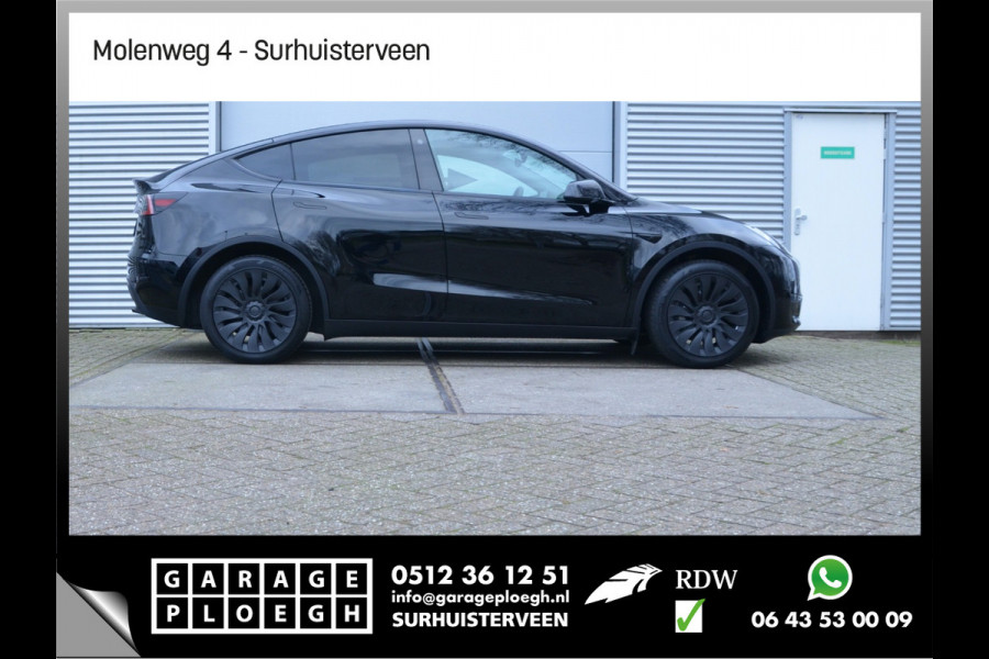 Tesla Model Y Long Range AWD 75 kWh FSD Leer Pano.dak 360° Black Warmtepomp