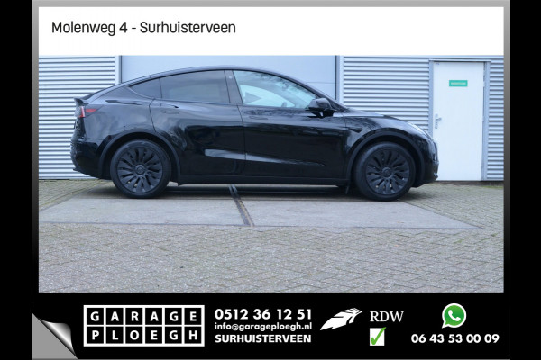 Tesla Model Y Long Range AWD 75 kWh FSD Leer Pano.dak 360° Black Warmtepomp