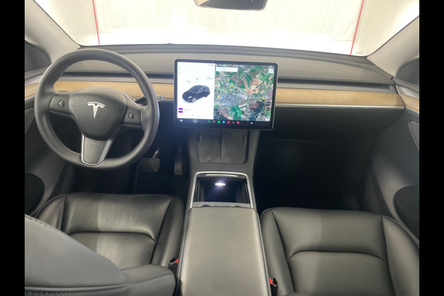 Tesla Model Y Long Range AWD 75 kWh FSD Leer Pano.dak 360° Black Warmtepomp