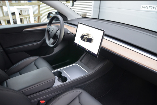 Tesla Model Y Long Range AWD 75 kWh FSD Leer Pano.dak 360° Black Warmtepomp