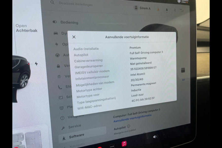 Tesla Model Y Long Range AWD 75 kWh FSD Leer Pano.dak 360° Black Warmtepomp
