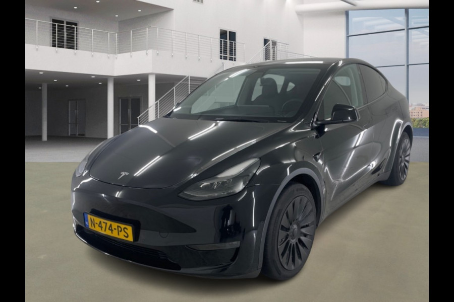 Tesla Model Y Long Range AWD 75 kWh FSD Leer Pano.dak 360° Black Warmtepomp