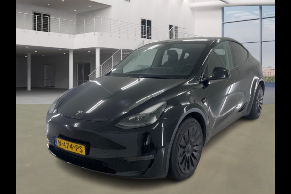 Tesla Model Y Long Range AWD 75 kWh FSD Leer Pano.dak 360° Black Warmtepomp