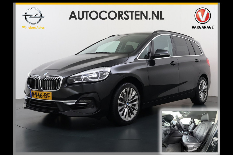 BMW 2 Serie Gran Tourer 216i-T 7-Pers. Leer Trekhaak Navi-Plus Ecc Head-Up Display Camera Navi Ecc Pdc Cruise Control Luxury Line Business E Stoelverwarming Elek.Achterklep Privacy Glas Led Lmv 17" Origineel Nederlandse Auto met plaats voor 7 personen! € 45.000,- nieuw