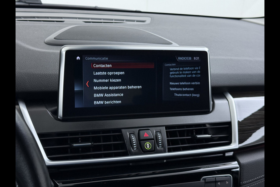 BMW 2 Serie Gran Tourer 216i-T 7-Pers. Leer Trekhaak Navi-Plus Ecc Head-Up Display Camera Navi Ecc Pdc Cruise Control Luxury Line Business E Stoelverwarming Elek.Achterklep Privacy Glas Led Lmv 17" Origineel Nederlandse Auto met plaats voor 7 personen! € 45.000,- nieuw