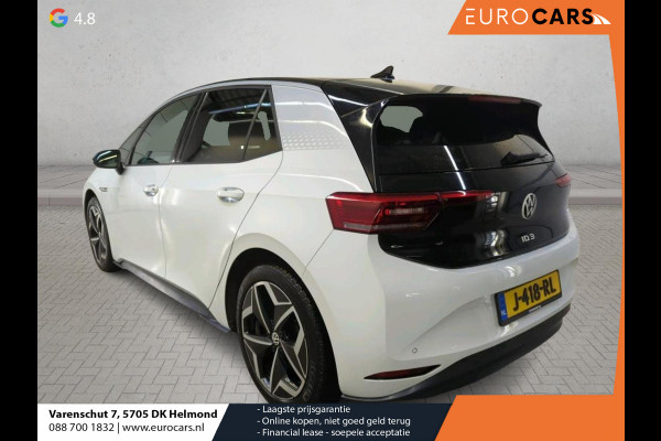 Volkswagen ID.3 First Plus 58 kWh Navigatie Apple Carplay/Android Auto Camera Parkeersensoren Adaptive Cruise Control Full LED Matrix Stoel- en stuurverwarming Lichtmetalen velgen Climate Control