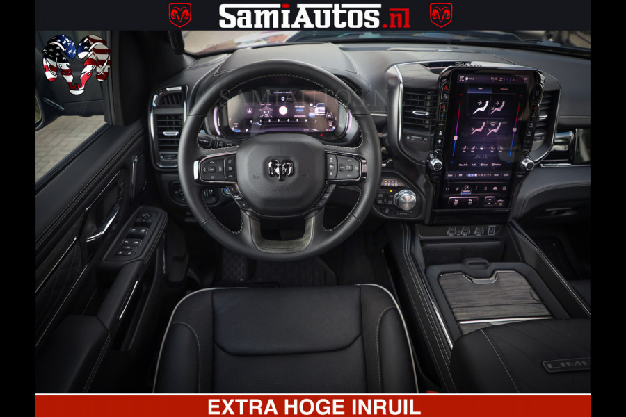 Dodge Ram 1500 Limited Night H.O 540HP 706Nm | Massage + Full Option | De Meest Luxe en Volle Pick-Up in zijn Klasse | Comfortabele Dubbele Cabine met Royale 5 Zitplaatsen | BPM vrij | Nu Leverbaar uit Voorraad | Voorraad Nr 2349 -  5159