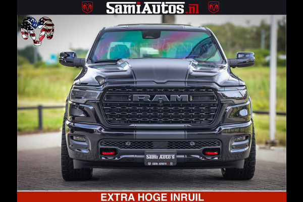 Dodge Ram 1500 Limited Night H.O 540HP 706Nm | Massage + Full Option | De Meest Luxe en Volle Pick-Up in zijn Klasse | Comfortabele Dubbele Cabine met Royale 5 Zitplaatsen | BPM vrij | Nu Leverbaar uit Voorraad | Voorraad Nr 2349 -  5159
