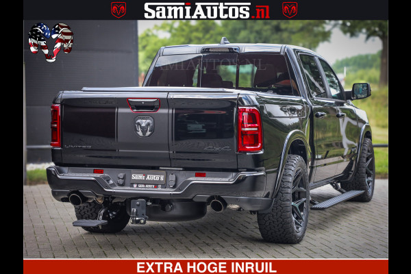 Dodge Ram 1500 Limited Night H.O 540HP 706Nm | Massage + Full Option | De Meest Luxe en Volle Pick-Up in zijn Klasse | Comfortabele Dubbele Cabine met Royale 5 Zitplaatsen | BPM vrij | Nu Leverbaar uit Voorraad | Voorraad Nr 2349 -  5159