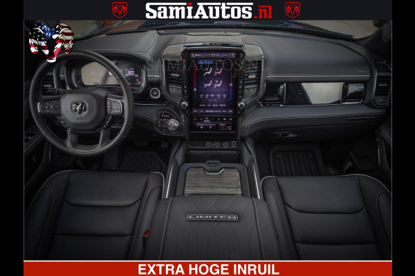 Dodge Ram 1500 Limited Night H.O 540HP 706Nm | Massage + Full Option | De Meest Luxe en Volle Pick-Up in zijn Klasse | Comfortabele Dubbele Cabine met Royale 5 Zitplaatsen | BPM vrij | Nu Leverbaar uit Voorraad | Voorraad Nr 2349 -  5159