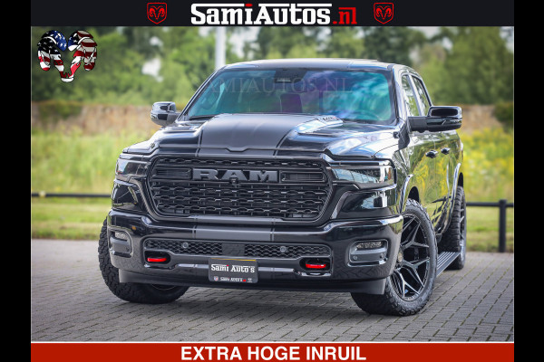 Dodge Ram 1500 Limited Night H.O 540HP 706Nm | Massage + Full Option | De Meest Luxe en Volle Pick-Up in zijn Klasse | Comfortabele Dubbele Cabine met Royale 5 Zitplaatsen | BPM vrij | Nu Leverbaar uit Voorraad | Voorraad Nr 2349 -  5159