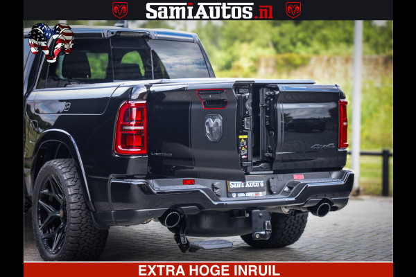 Dodge Ram 1500 Limited Night H.O 540HP 706Nm | Massage + Full Option | De Meest Luxe en Volle Pick-Up in zijn Klasse | Comfortabele Dubbele Cabine met Royale 5 Zitplaatsen | BPM vrij | Nu Leverbaar uit Voorraad | Voorraad Nr 2349 -  5159