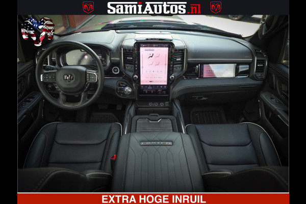 Dodge Ram 1500 Limited Night H.O 540HP 706Nm | Massage + Full Option | De Meest Luxe en Volle Pick-Up in zijn Klasse | Comfortabele Dubbele Cabine met Royale 5 Zitplaatsen | BPM vrij | Nu Leverbaar uit Voorraad | Voorraad Nr 2349 -  5159