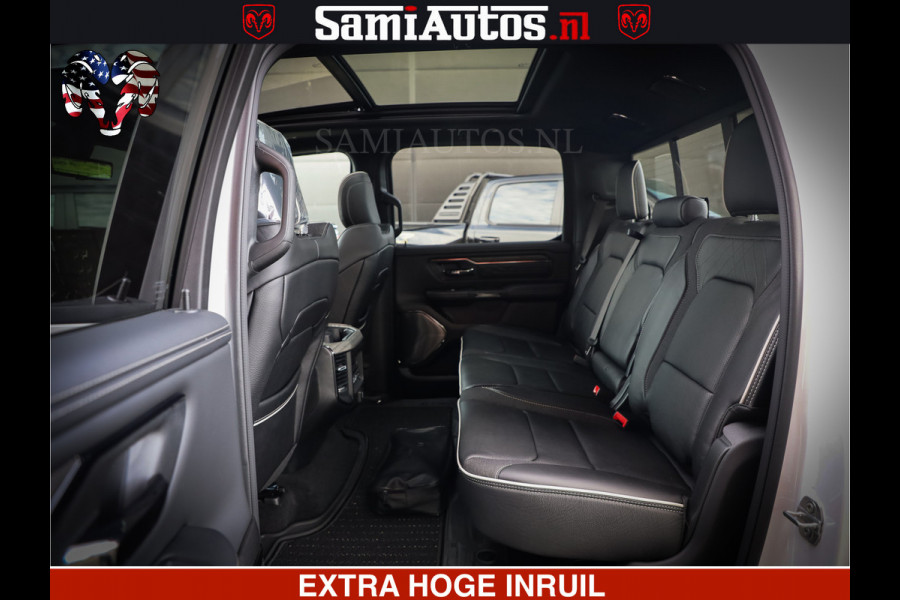Dodge Ram 1500 Limited Night High Output 540HP 706Nm | Massage + Full Option | De Meest Luxe en Volle Pick-Up in zijn Klasse | Comfortabele Dubbele Cabine met Royale 5 Zitplaatsen | BPM vrij | Nu Leverbaar uit Voorraad | Voorraad Nr 2351 - 7478