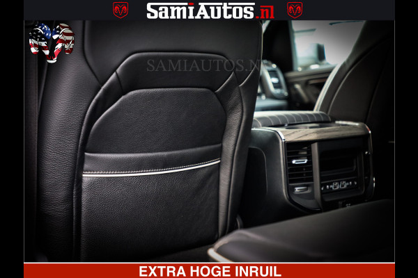 Dodge Ram 1500 Limited Night High Output 540HP 706Nm | Massage + Full Option | De Meest Luxe en Volle Pick-Up in zijn Klasse | Comfortabele Dubbele Cabine met Royale 5 Zitplaatsen | BPM vrij | Nu Leverbaar uit Voorraad | Voorraad Nr 2351 - 7478