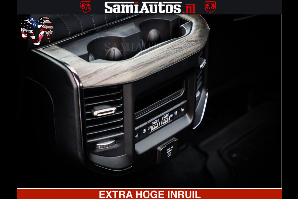 Dodge Ram 1500 Limited Night High Output 540HP 706Nm | Massage + Full Option | De Meest Luxe en Volle Pick-Up in zijn Klasse | Comfortabele Dubbele Cabine met Royale 5 Zitplaatsen | BPM vrij | Nu Leverbaar uit Voorraad | Voorraad Nr 2351 - 7478