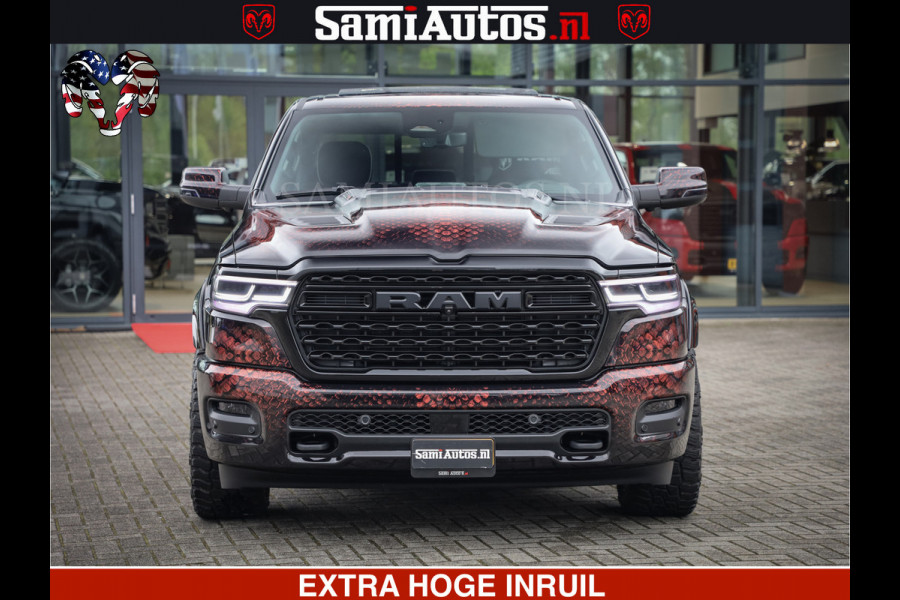 Dodge Ram COBRA EDITION | All-In Prijs | Limited Night High Output 540HP 706Nm | Massage + Full Option | De Meest Luxe en Volle Pick-Up in Comfortabele Dubbele Cabine met Royale 5 Zitplaatsen | BPM vrij | Nu Leverbaar uit Voorraad | Voorraad Nr 2335 - 5153 |