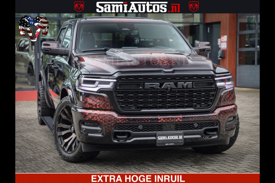 Dodge Ram COBRA EDITION | All-In Prijs | Limited Night High Output 540HP 706Nm | Massage + Full Option | De Meest Luxe en Volle Pick-Up in Comfortabele Dubbele Cabine met Royale 5 Zitplaatsen | BPM vrij | Nu Leverbaar uit Voorraad | Voorraad Nr 2335 - 5153 |