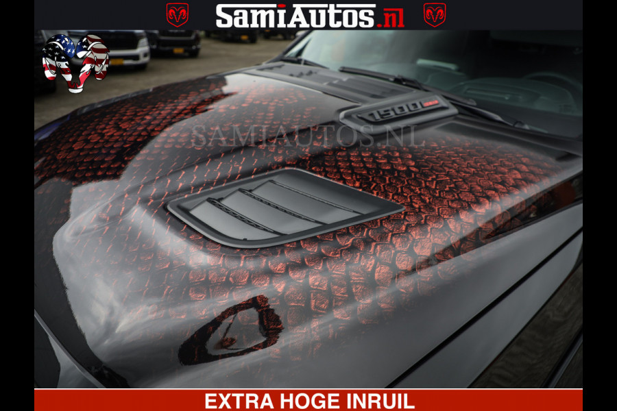Dodge Ram COBRA EDITION | All-In Prijs | Limited Night High Output 540HP 706Nm | Massage + Full Option | De Meest Luxe en Volle Pick-Up in Comfortabele Dubbele Cabine met Royale 5 Zitplaatsen | BPM vrij | Nu Leverbaar uit Voorraad | Voorraad Nr 2335 - 5153 |