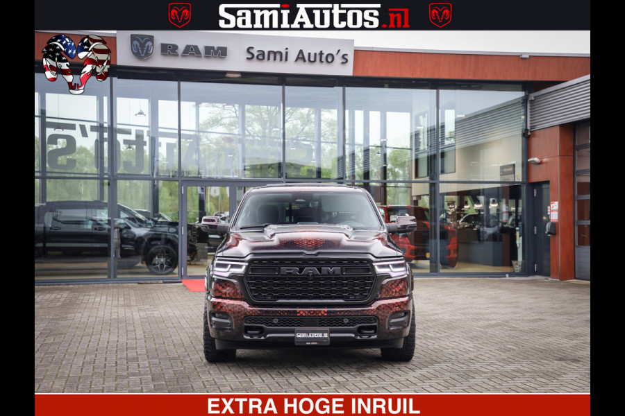 Dodge Ram COBRA EDITION | All-In Prijs | Limited Night High Output 540HP 706Nm | Massage + Full Option | De Meest Luxe en Volle Pick-Up in Comfortabele Dubbele Cabine met Royale 5 Zitplaatsen | BPM vrij | Nu Leverbaar uit Voorraad | Voorraad Nr 2335 - 5153 |