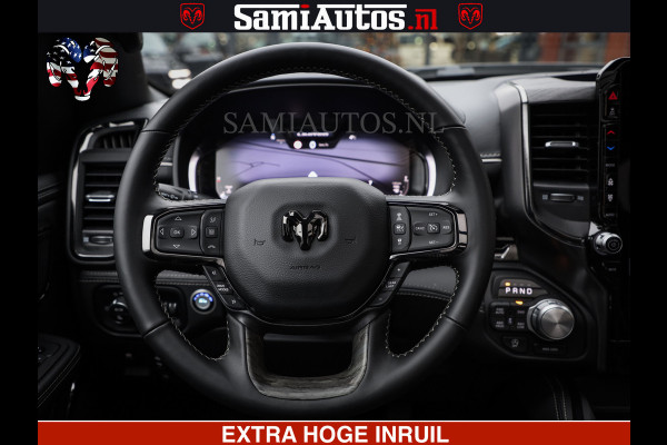 Dodge Ram COBRA EDITION | All-In Prijs | Limited Night High Output 540HP 706Nm | Massage + Full Option | De Meest Luxe en Volle Pick-Up in Comfortabele Dubbele Cabine met Royale 5 Zitplaatsen | BPM vrij | Nu Leverbaar uit Voorraad | Voorraad Nr 2335 - 5153 |