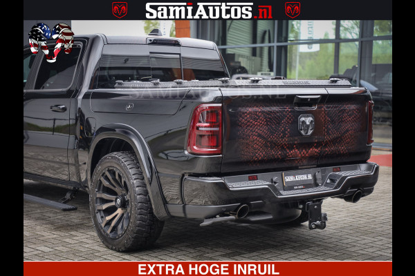 Dodge Ram COBRA EDITION | All-In Prijs | Limited Night High Output 540HP 706Nm | Massage + Full Option | De Meest Luxe en Volle Pick-Up in Comfortabele Dubbele Cabine met Royale 5 Zitplaatsen | BPM vrij | Nu Leverbaar uit Voorraad | Voorraad Nr 2335 - 5153 |
