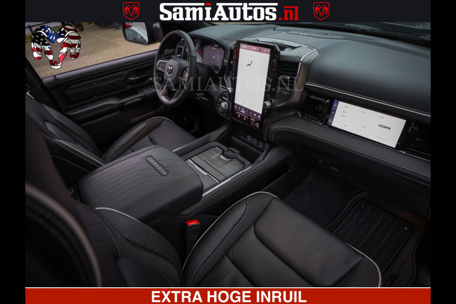 Dodge Ram 1500 Limited Night High Output 540HP 706Nm | Massage + Full Option | De Meest Luxe en Volle Pick-Up in zijn Klasse | Comfortabele Dubbele Cabine met Royale 5 Zitplaatsen | BPM vrij | Nu Leverbaar uit Voorraad | Voorraad Nr 2300 - 7689