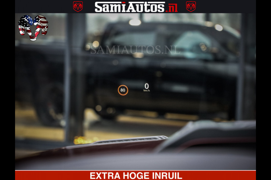 Dodge Ram 1500 Limited Night High Output 540HP 706Nm | Massage + Full Option | De Meest Luxe en Volle Pick-Up in zijn Klasse | Comfortabele Dubbele Cabine met Royale 5 Zitplaatsen | BPM vrij | Nu Leverbaar uit Voorraad | Voorraad Nr 2300 - 7689