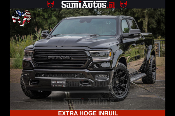 Dodge Ram 1500 Laramie Sport | HEMI 5.7 V8 4x4 | LPG | Grootscherm 12" | LARAMIE PERFORMANCE | ZWART | CREWCAB 5'7 | GRIJSKENTEKEN | DUBBELE CABINE | 5 Persoons | VOORRAAD NR 2528-641276