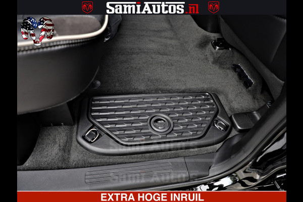 Dodge Ram 1500 Laramie Sport | HEMI 5.7 V8 4x4 | LPG | Grootscherm 12" | LARAMIE PERFORMANCE | ZWART | CREWCAB 5'7 | GRIJSKENTEKEN | DUBBELE CABINE | 5 Persoons | VOORRAAD NR 2528-641276