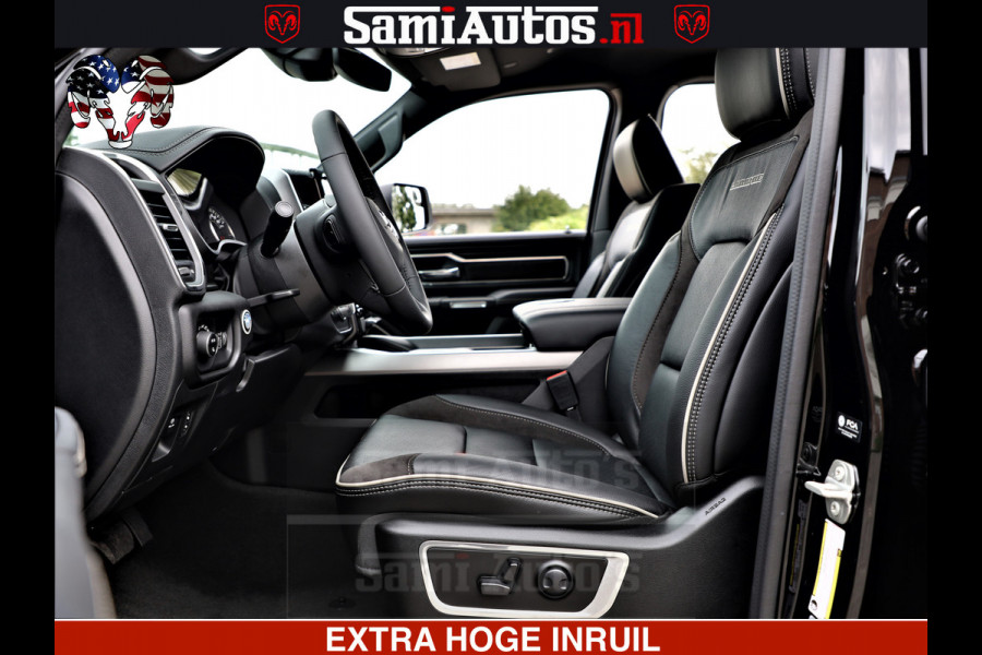 Dodge Ram 1500 Laramie Sport | HEMI 5.7 V8 4x4 | LPG | Grootscherm 12" | LARAMIE PERFORMANCE | ZWART | CREWCAB 5'7 | GRIJSKENTEKEN | DUBBELE CABINE | 5 Persoons | VOORRAAD NR 2528-641276