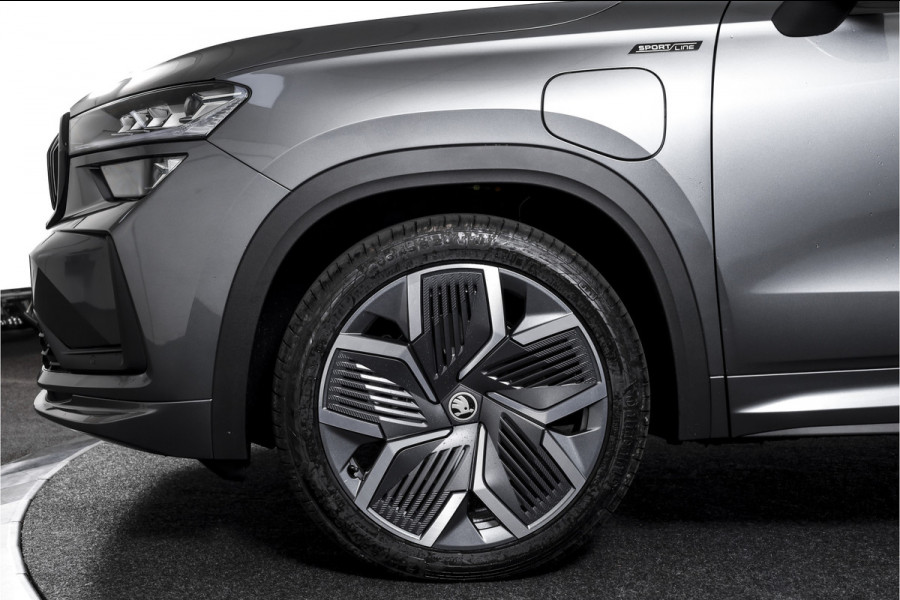 Škoda Kodiaq 1.5 TSI 204 PK PHEV Sportline Business | S/K-Panodak | DCC+ | Dig. Cockpit | Adapt Cruise | Memory | Winterpakket | Camera | NAV + App. Connect | ECC | DAB | Elek. Trekhaak | Elek. Klep | LM 20" | 0767