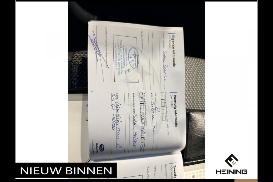 Subaru XV 2.0i e-BOXER Luxury. Automaat 4X4. Adaptive-cruise. Apple-carplay. Navi. Camera voor en achter. 49000km met NAP.