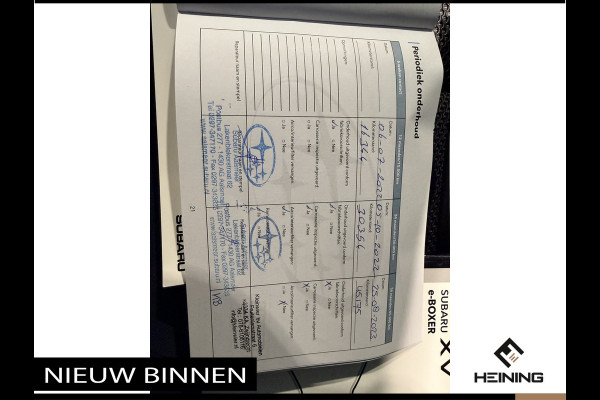 Subaru XV 2.0i e-BOXER Luxury. Automaat 4X4. Adaptive-cruise. Apple-carplay. Navi. Camera voor en achter. 49000km met NAP.