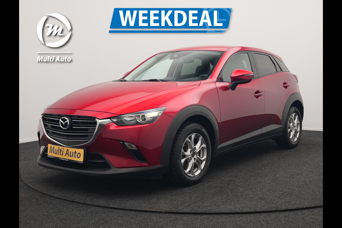 Mazda CX-3 2.0 SkyActiv-G 121 Comfort Dealer O.H | Trekhaak Afneembaar | Apple Carplay | Sportstoelen Verwarmd | Cruise Control |  Laneassist | Climate Control |