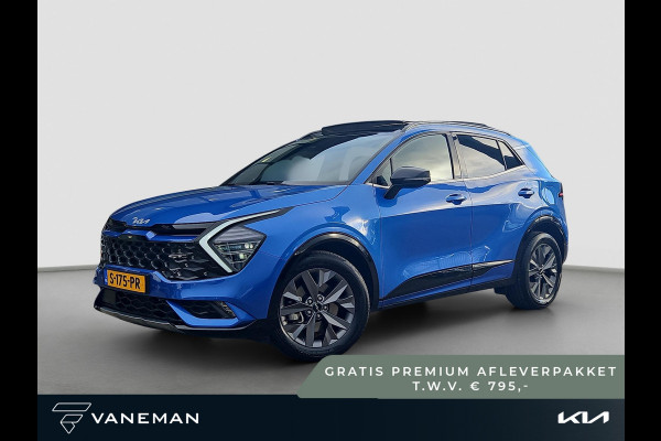 Kia Sportage 1.6 T-GDi Hybrid GT-Line | Adapt. Cruise | Stoel- en Stuurverwarming | Pano Schuif/Kanteldak | Elektr. Voorstoelen |