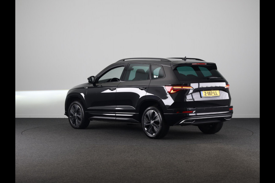 Škoda Karoq 1.5 TSI ACT Sportline Business 150 pk Automaat (DSG) | Verlengde garantie | Navigatie via App | Parkeersensoren | Achteruitrijcamera | Adaptieve cruise control | Stoelverwarming |