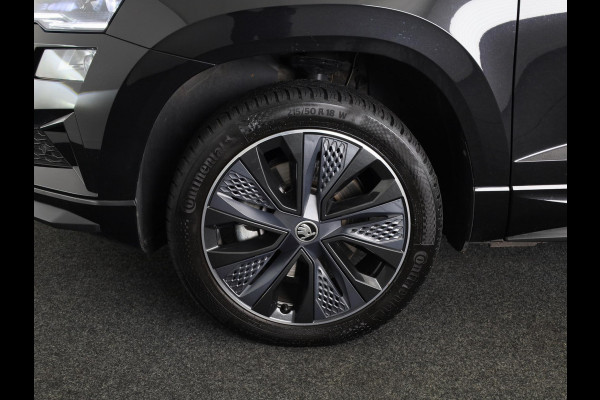 Škoda Karoq 1.5 TSI ACT Sportline Business 150 pk Automaat (DSG) | Verlengde garantie | Navigatie via App | Parkeersensoren | Achteruitrijcamera | Adaptieve cruise control | Stoelverwarming |