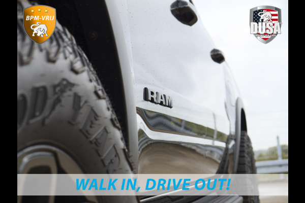 Dodge Ram | 1500 | Rebel | Night | 4x4 | Crew Cab | 3.0L Twin-turbo I6 | BPM-VRIJ  | Pano | Harman Kardon | Leder interieur Getoonde accessoires zijn verkrijgbaar tegen meerprijs