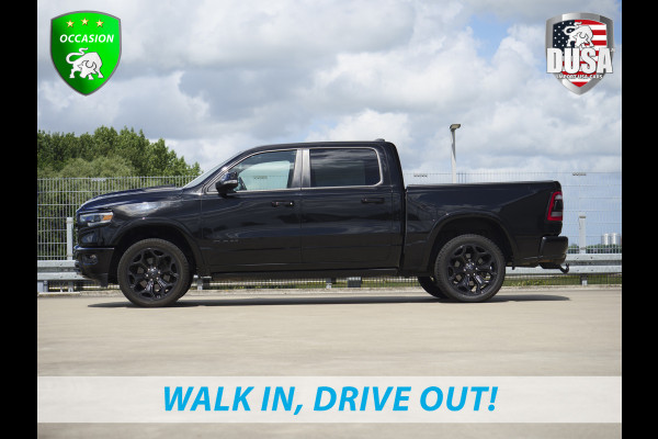Dodge Ram 1500 | Limited | 5.7 V8 | 4x4 | Crew Cab Night Edition | HEMI | Panorama | Deksel | Full Nieuw binnen!