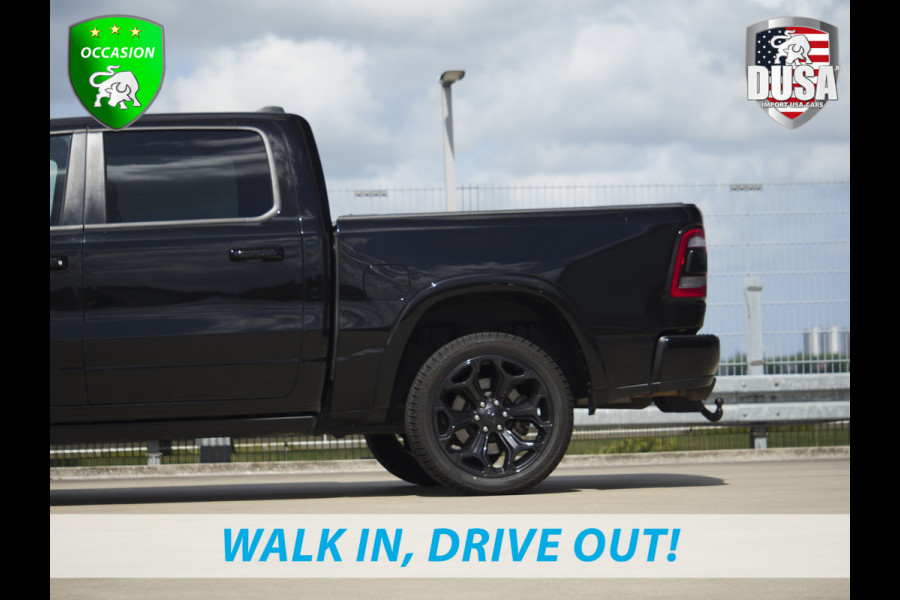 Dodge Ram 1500 | Limited | 5.7 V8 | 4x4 | Crew Cab Night Edition | HEMI | Panorama | Deksel | Full Nieuw binnen!