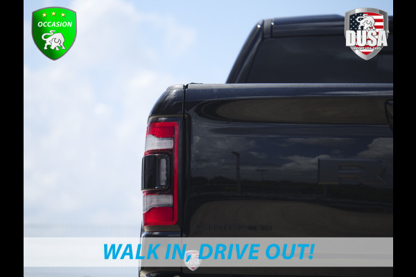 Dodge Ram 1500 | Limited | 5.7 V8 | 4x4 | Crew Cab Night Edition | HEMI | Panorama | Deksel | Full Nieuw binnen!