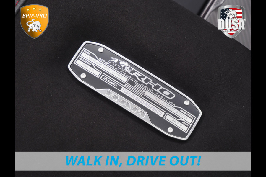 Dodge Ram | RHO | 3.0L Twin-Turbo I6 | 4x4 | Crew Cab | Panoramadak | 14,4-inch Touchscreen | Passenger Display | Getoonde accessoires zijn verkrijgbaar tegen meerprijs