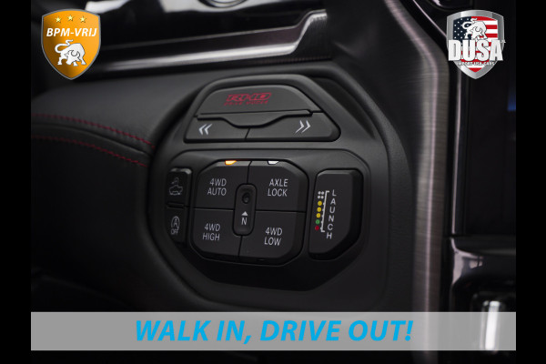 Dodge Ram | RHO | 3.0L Twin-Turbo I6 | 4x4 | Crew Cab Night Edtion | Panoramadak | 14,4-inch Touchscreen | Passenger Display | Getoonde accessoires zijn verkrijgbaar tegen meerprijs