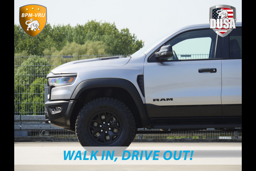 Dodge Ram | RHO | 3.0L Twin-Turbo I6 | 4x4 | Crew Cab TWIN-TURBO HIGH OUTPUT | Panoramadak | 14,4-inch Touchscreen | Passenger Display | Getoonde accessoires zijn verkrijgbaar tegen meerprijs