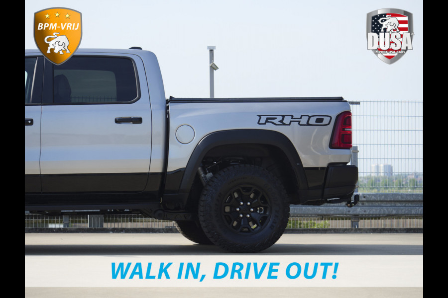 Dodge Ram | RHO | 3.0L Twin-Turbo I6 | 4x4 | Crew Cab TWIN-TURBO HIGH OUTPUT | Panoramadak | 14,4-inch Touchscreen | Passenger Display | Getoonde accessoires zijn verkrijgbaar tegen meerprijs