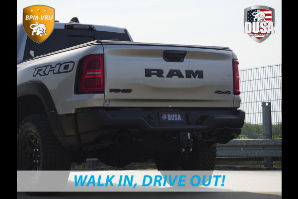 Dodge Ram | RHO | 3.0L Twin-Turbo I6 | 4x4 | Crew Cab TWIN-TURBO HIGH OUTPUT | Panoramadak | 14,4-inch Touchscreen | Passenger Display | Getoonde accessoires zijn verkrijgbaar tegen meerprijs