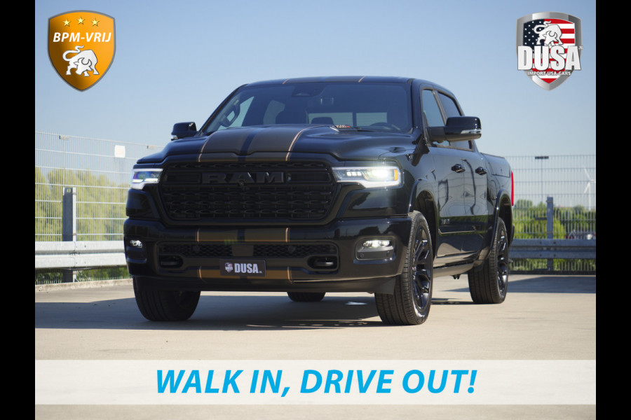 Dodge Ram | 1500 | Limited | 3.0L Twin-Turbo I6 | High Output | BPM-VRIJ | Passenger Display | 14,4 Touch Screen | RAMBOX Getoonde accessoires zijn verkrijgbaar tegen meerprijs