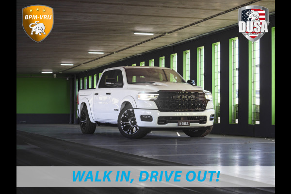 Dodge Ram | 1500 | Limited | Night | 3.0L Twin-Turbo I6 | High Output | BPM-VRIJ | Passenger Display | 14,4 Touch Screen | Harman Kardon | RAMBOX Getoonde accessoires zijn verkrijgbaar tegen meerprijs