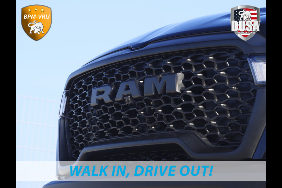 Dodge Ram | 1500 | Rebel | Premium | 4x4 | Crew Cab | 3.0L Twin-turbo I6 | BPM-VRIJ | 10,2 inch Passenger Screen | Harman Kardon | Getoonde accessoires zijn verkrijgbaar tegen meerprijs